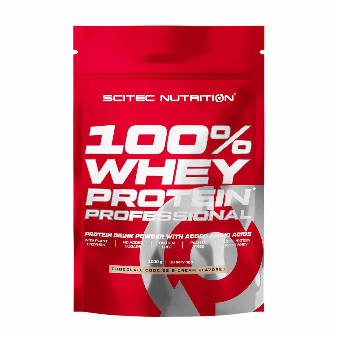 Whey Protein Professional - 1kg 1kg / Chocolat Cookies & Cream - SCITEC NUTRITION - Market Fit