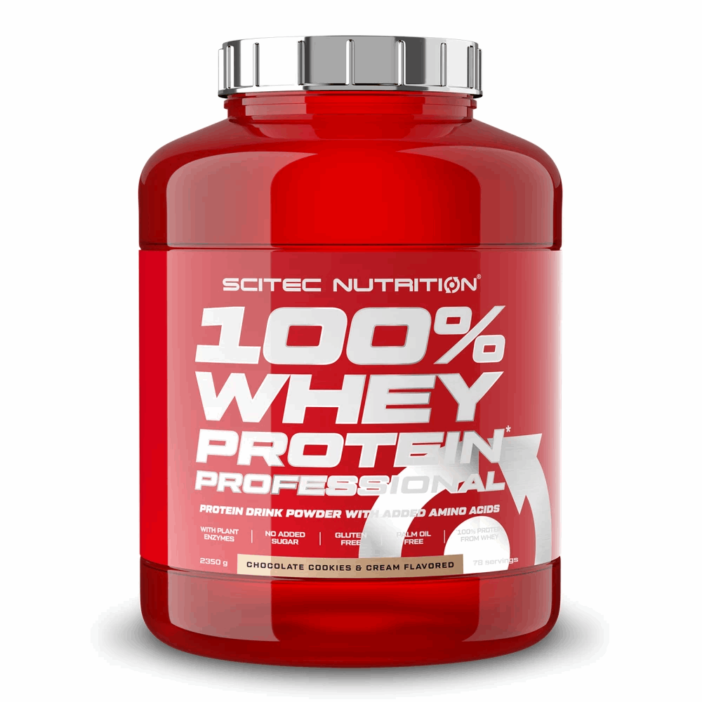 100% Whey Protein Professional - 2350g 2350g / Chocolat Cookies & Cream - SCITEC NUTRITION - Market Fit