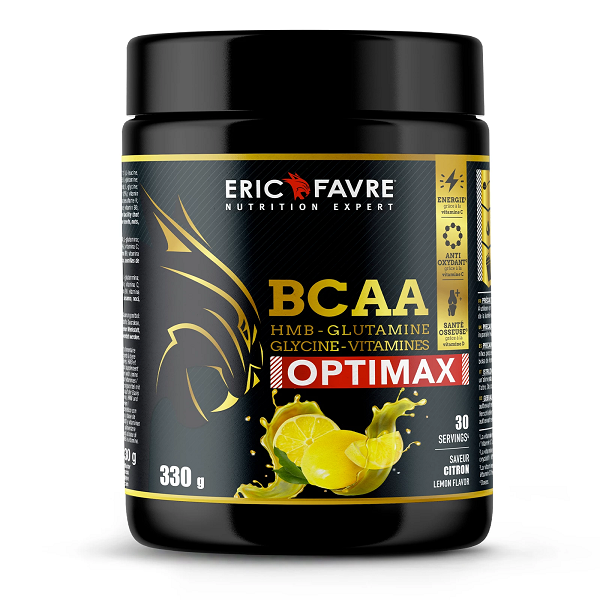 BCAA Optimax 330 g / Citron - ERIC FAVRE - Market Fit