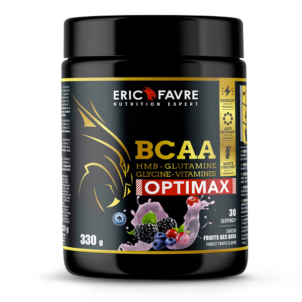 BCAA Optimax 330 g / Fruits des bois - ERIC FAVRE - Market Fit