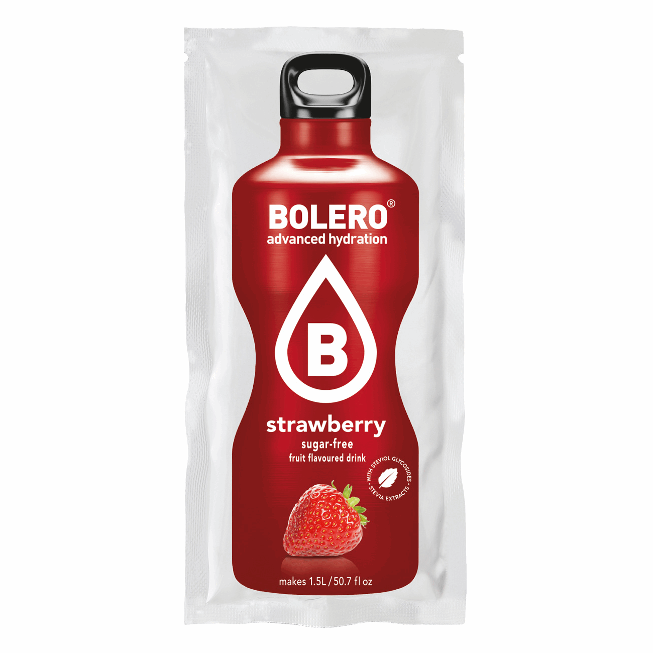 Bolero® Boisson sans sucre - Unidose 1 sachet / Fraise - BOLERO DRINK - Market Fit