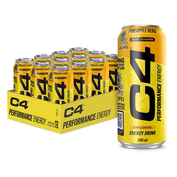 Boisson C4 Energy 500ml / Pineapple Head - CELLUCOR - Market Fit