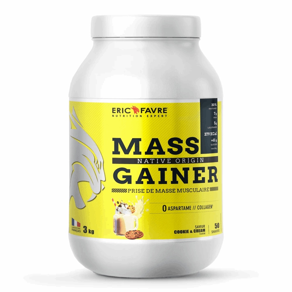 Mass Gainer 3kg / Cookie & Cream - ERIC FAVRE - Market Fit
