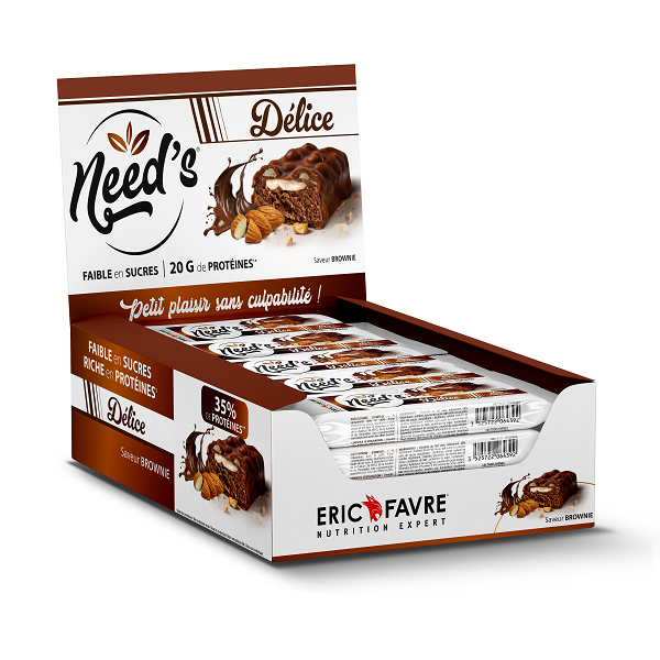 Need's Barre Délice - Brownie 1 barre (58g) / Brownie - ERIC FAVRE | Market Fit