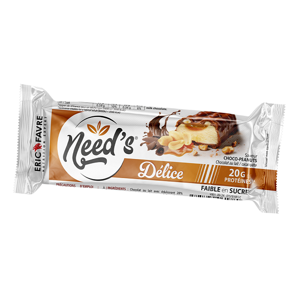 Need's Barre Délice - Choco Peanuts 1 barre (58g) / Choco Peanuts - ERIC FAVRE | Market Fit