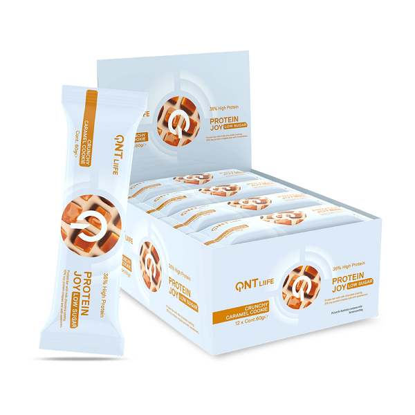 Protein Joy - Crunchy Caramel Cookie 1 barre (60g) - QNT | Market Fit