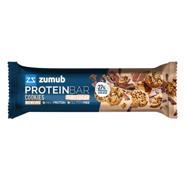 Protein Bar - Cookies 1 Barre (45g) / Cookies - ZUMUB | Market Fit