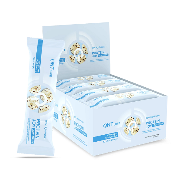 Protein Joy - Crunchy Vanilla Ice 1 barre (60g) - QNT | Market Fit
