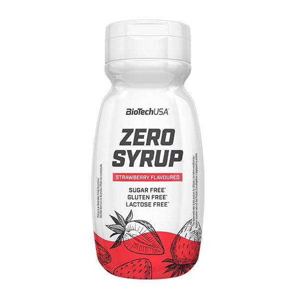 Zero Syrup 320 ml / Fraise - BIOTECH USA - Market Fit