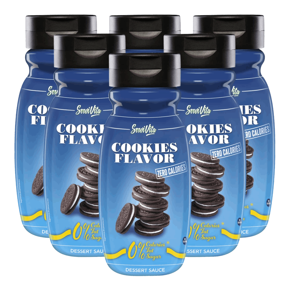 Sauce Zéro Calories - Cookies 320ml - SERVIVITA - Market Fit