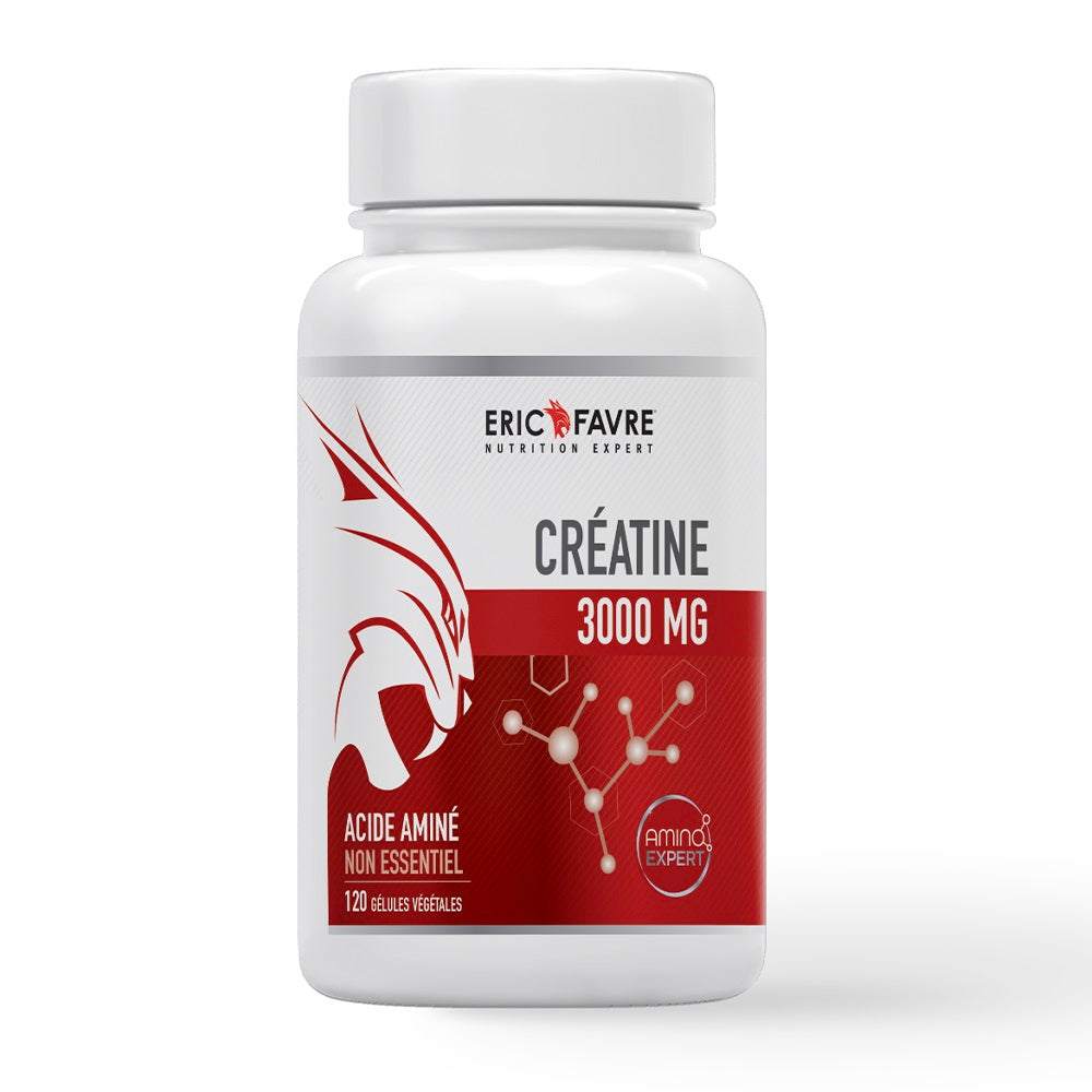 Créatine Monohydrate 3000mg 120 capsules - ERIC FAVRE