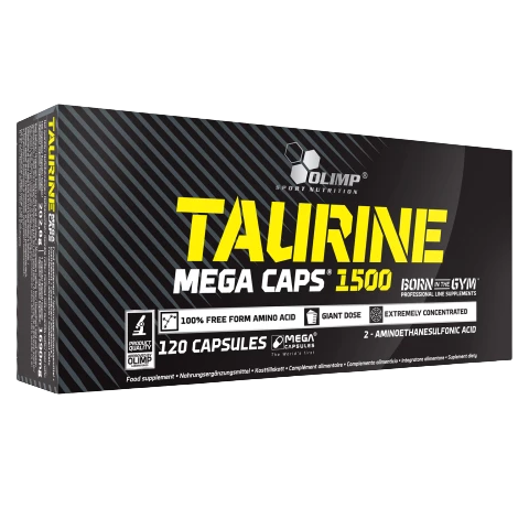 Taurine Mega Caps 1500 120 capsules - OLIMP SPORT NUTRITION - Market Fit