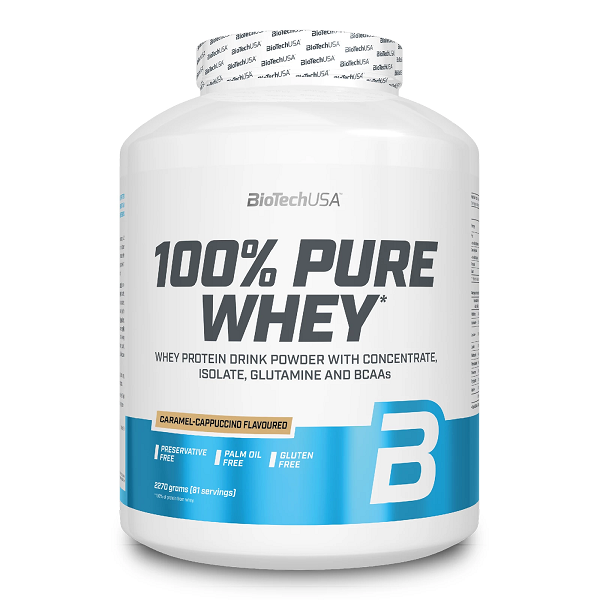 100% Pure Whey - 2270g 2270g / Caramel - Cappuccino - BIOTECH USA | Market Fit