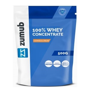 100% Whey Concentrate 500g / Cookies & Cream - ZUMUB - Market Fit