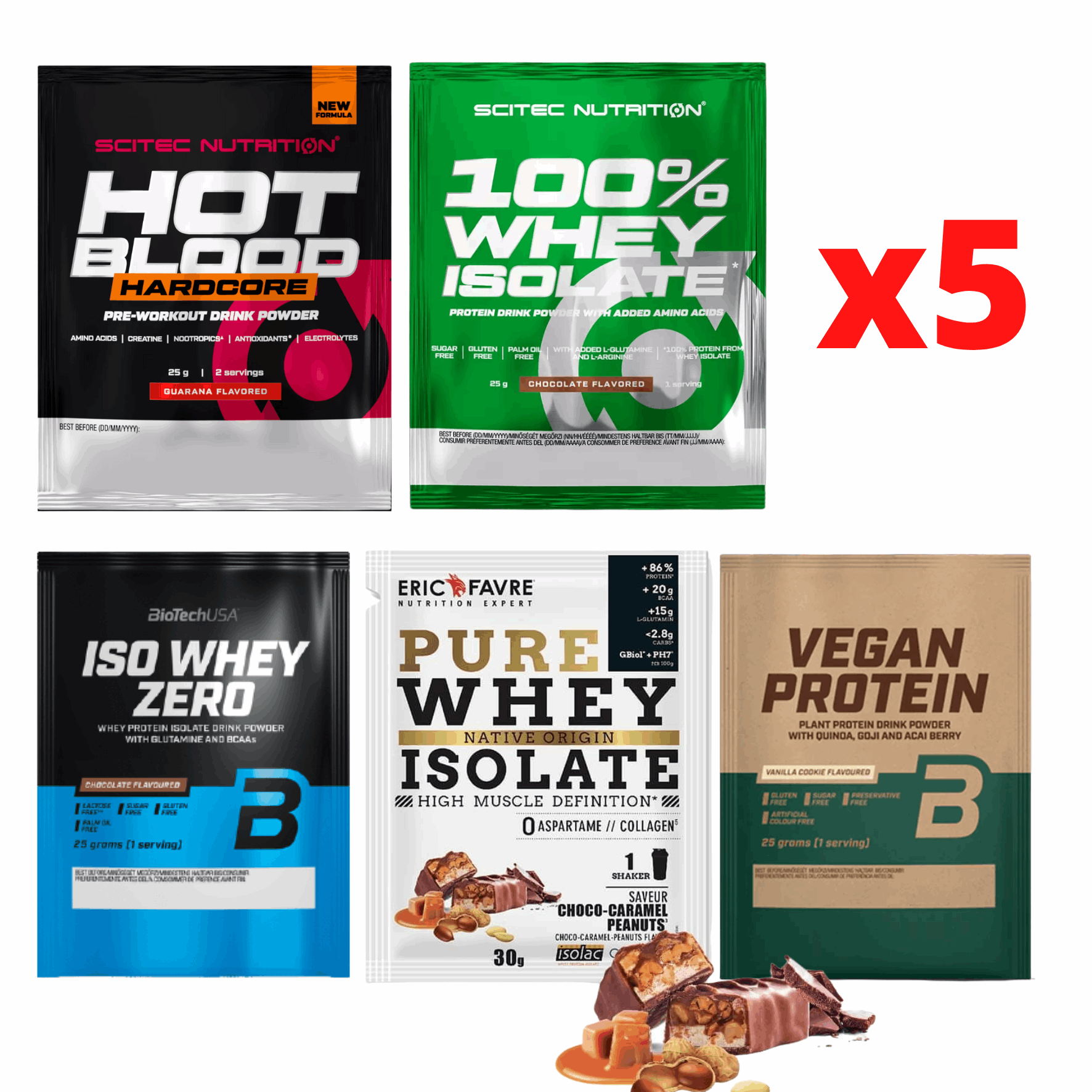 Unidoses Pack de 5 Default Title - MARKET FIT | Market Fit