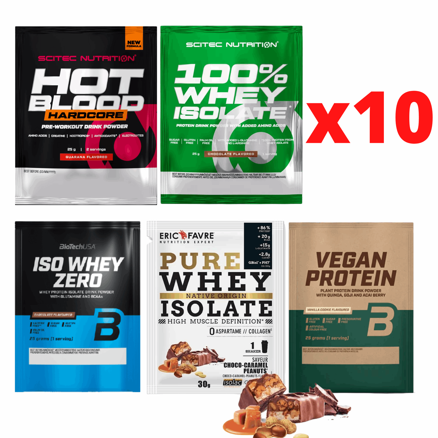 Unidoses Pack de 10 Default Title - MARKET FIT | Market Fit