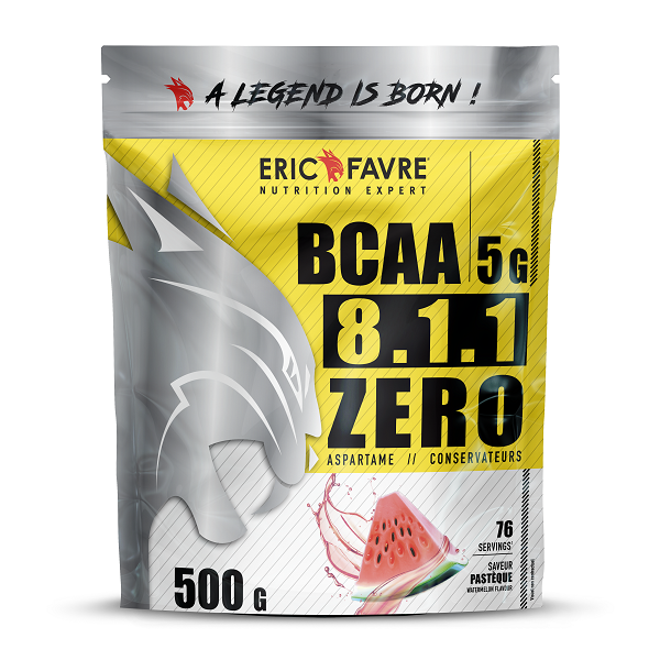 BCAA 8.1.1 Zero 500g / Pastèque - ERIC FAVRE | Market Fit