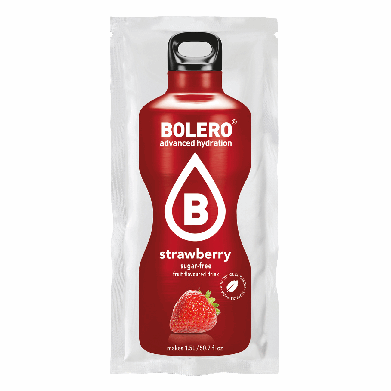 Bolero® Boisson sans sucre - Unidose 1 sachet / Fraise - BOLERO DRINK | Market Fit