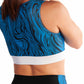 Brassière Gym Native - Bleu Vague L - ZUMUB - Market Fit