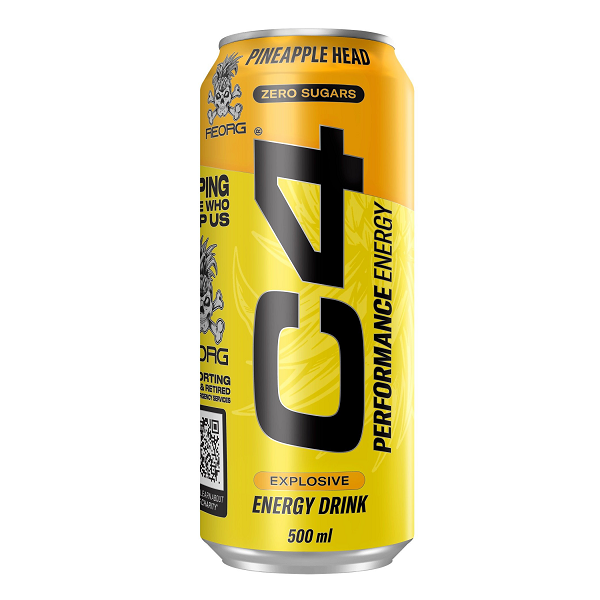 Boisson C4 Energy 500ml / Pineapple Head - CELLUCOR - Market Fit
