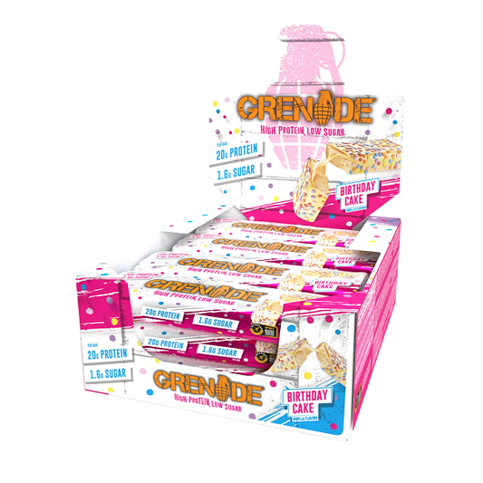 Carb Killa Bar - Birthday Cake 1 barre (60g) / Birthday Cake - GRENADE - Market Fit