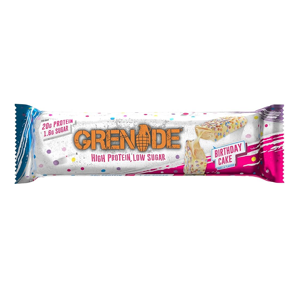 Carb Killa Bar - Birthday Cake 1 barre (60g) / Birthday Cake - GRENADE - Market Fit