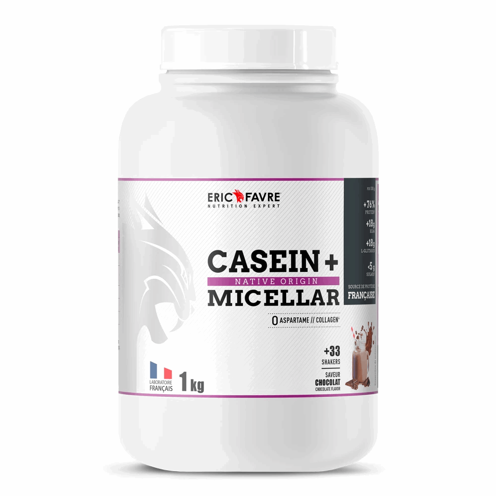 Casein + Micellar 1kg / Chocolat - ERIC FAVRE - Market Fit