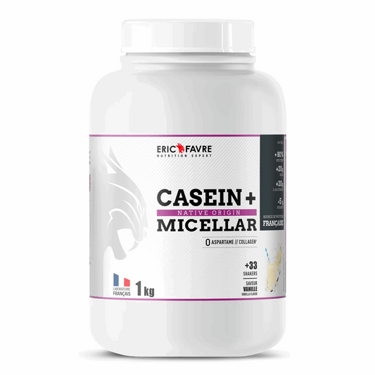 Casein + Micellar 1kg / Vanille - ERIC FAVRE - Market Fit