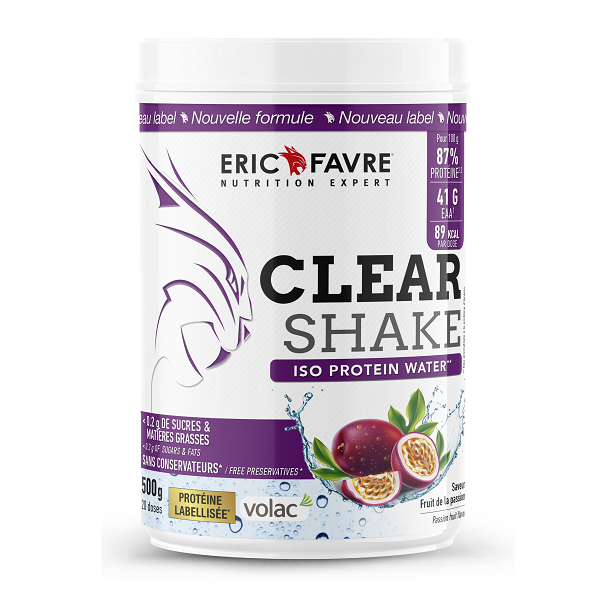 Clear Shake - Iso Protein Water 500g / Fruit de la Passion - ERIC FAVRE | Market Fit