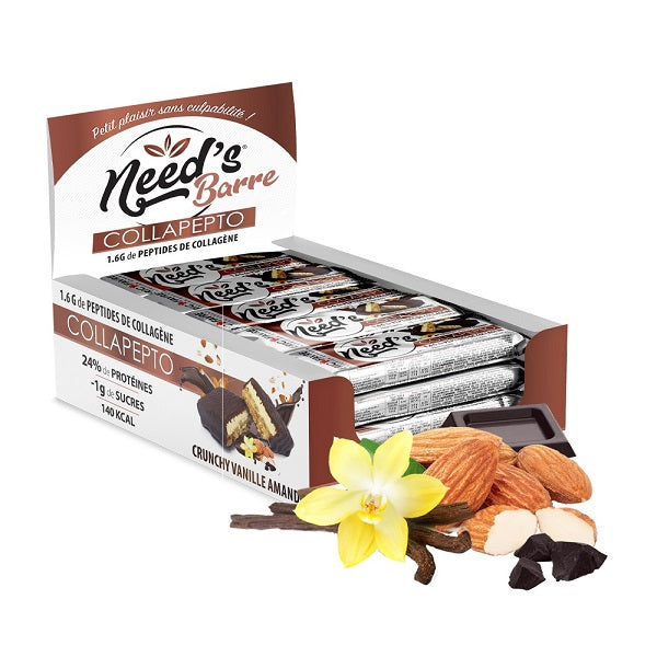 Need's Collapepto - Vanille Amande 1 barre (40g) / Vanille - Amande - ERIC FAVRE | Market Fit