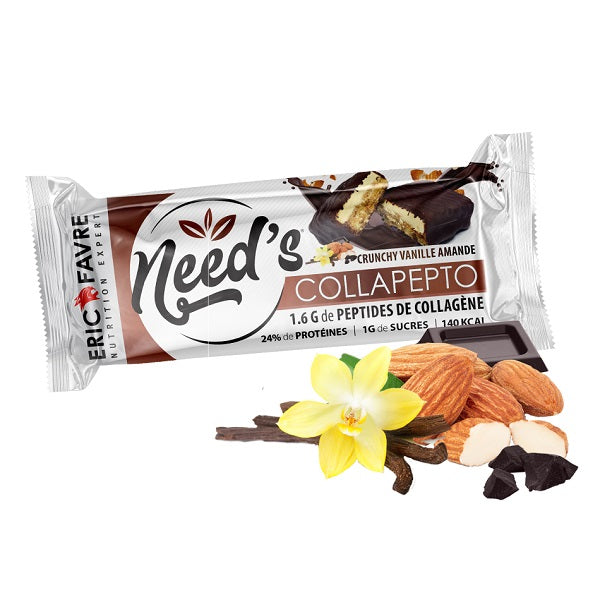 Need's Collapepto - Vanille Amande 1 barre (40g) / Vanille - Amande - ERIC FAVRE | Market Fit