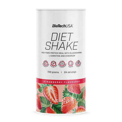 Diet Shake 720 g / Fraise - BIOTECH USA - Market Fit