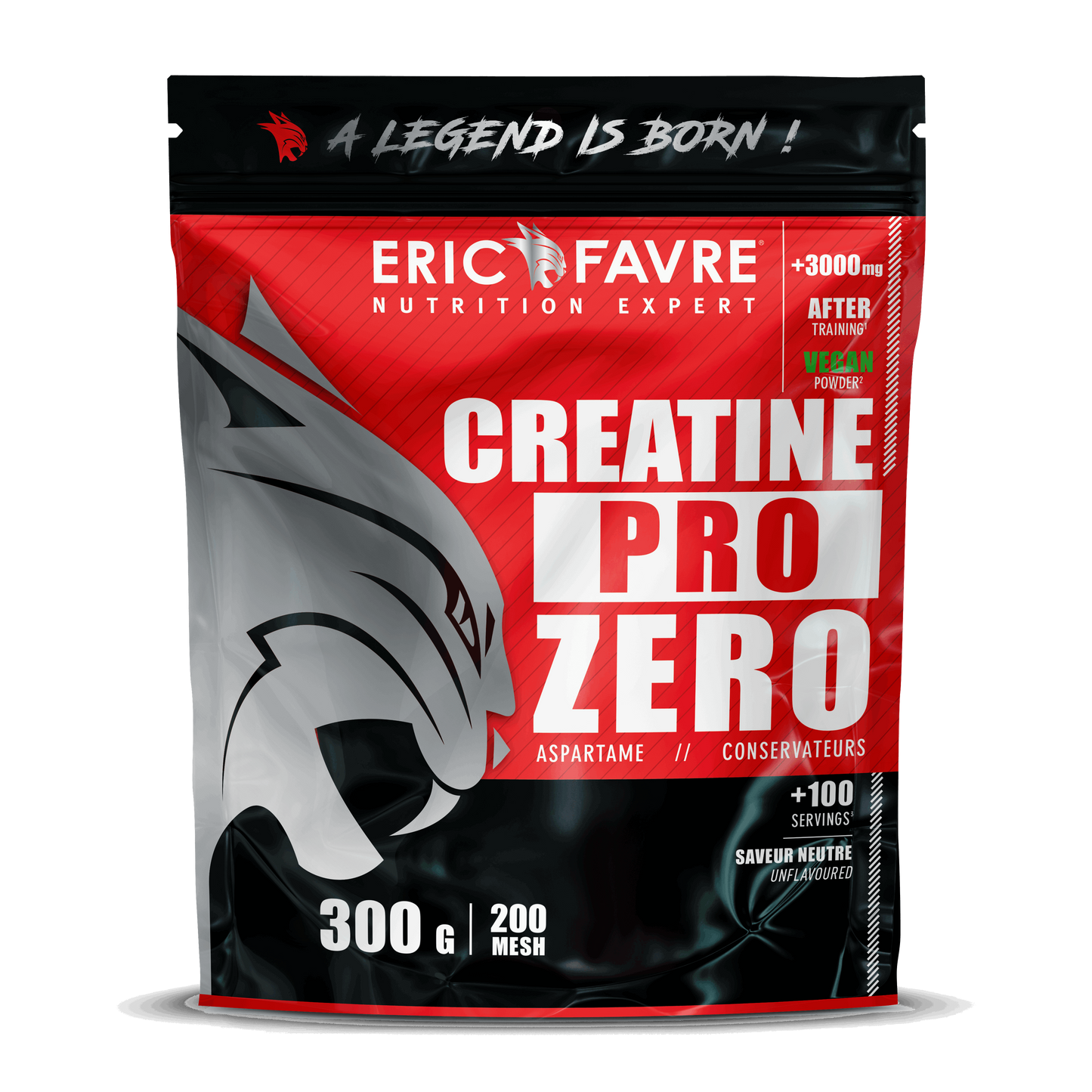 Pure Creatine - Créatine Pro Zero 300g - ERIC FAVRE - Market Fit