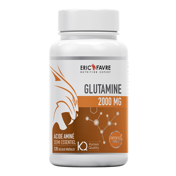 Glutamine Kyowa® 2000mg 120 capusles - ERIC FAVRE - Market Fit
