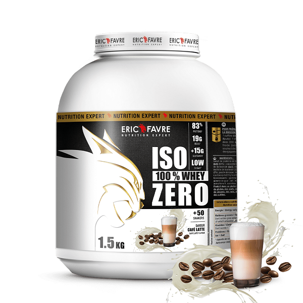 Iso Zero 1.5kg - 100% Whey Protéine 1.5kg / Café Latte - ERIC FAVRE | Market Fit