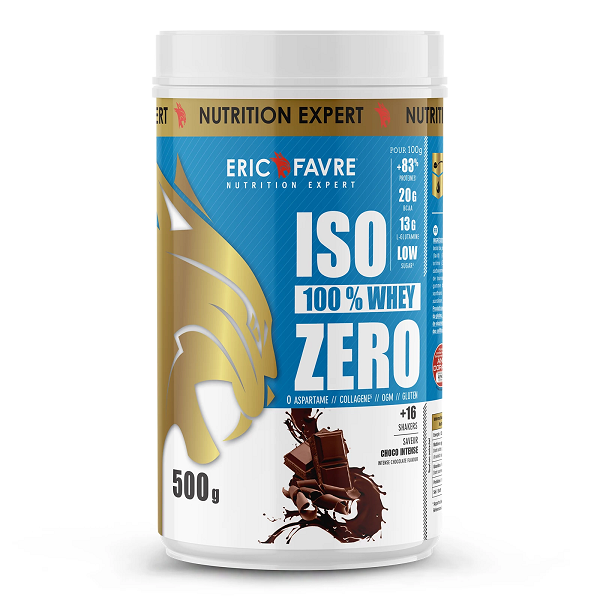 Iso Zero 500g - 100% Whey Protéine 500g / Choco Intense - ERIC FAVRE - Market Fit