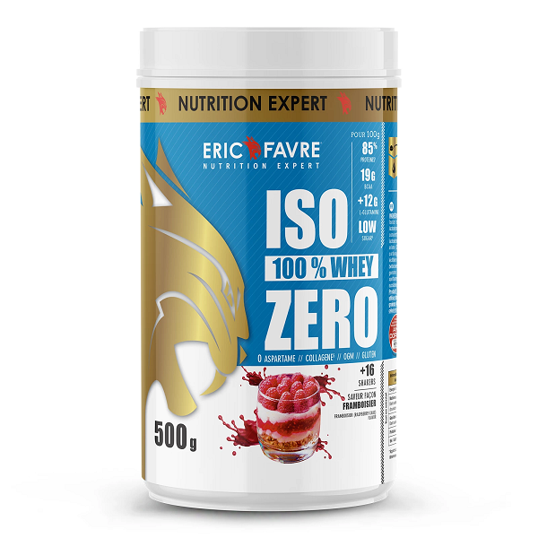 Iso Zero 500g - 100% Whey Protéine 500g / Framboisier - ERIC FAVRE - Market Fit