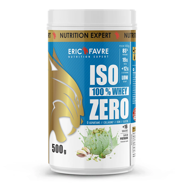 Iso Zero 500g - 100% Whey Protéine 500g / Pistache - ERIC FAVRE - Market Fit