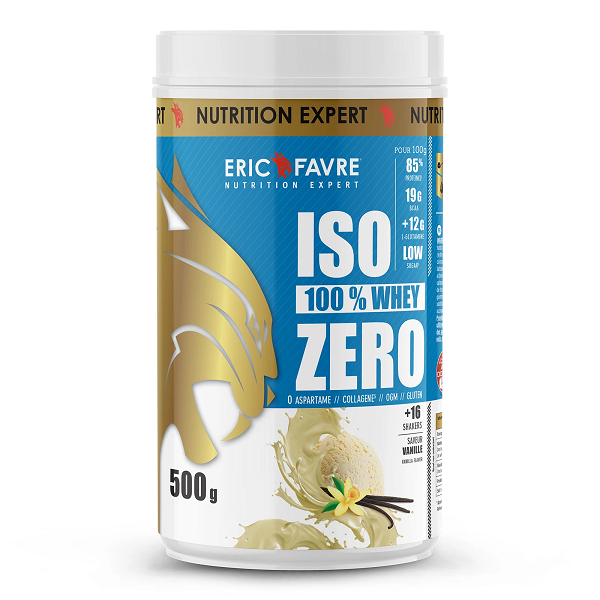 Iso Zero 500g - 100% Whey Protéine 500g / Vanille - ERIC FAVRE - Market Fit