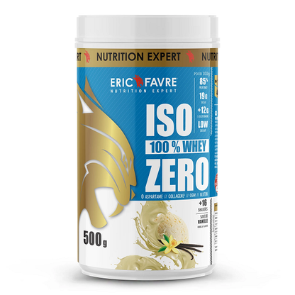Iso Zero 500g - 100% Whey Protéine 500g / Vanille - ERIC FAVRE - Market Fit