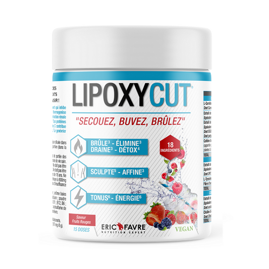 Lipoxycut Vegan 120g / Fruits Rouges - ERIC FAVRE - Market Fit