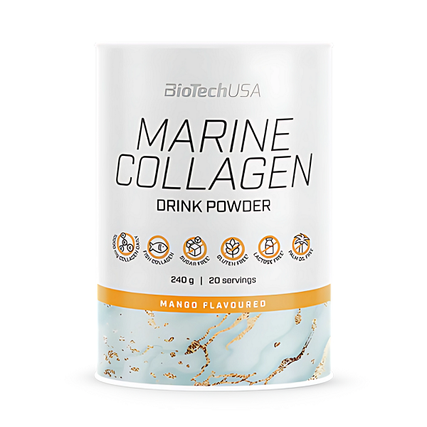 Marine Collagen 240g / Mangue - BIOTECH USA | Market Fit