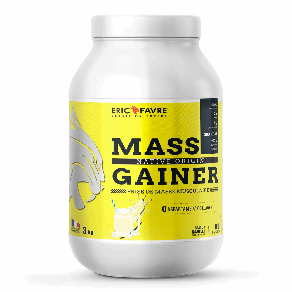 Mass Gainer 3kg / Vanille - ERIC FAVRE - Market Fit