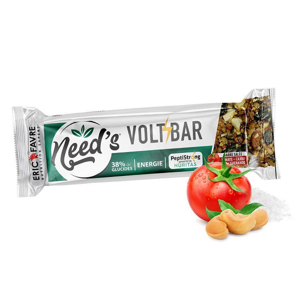 Need's VoltBar - Tomate Cajou Sel de Guérande 1 barre (40g) / Tomate Cajou Sel de Guérande - ERIC FAVRE | Market Fit