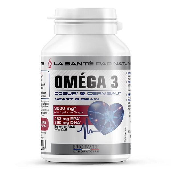 Oméga 3 120 capsules - ERIC FAVRE | Market Fit