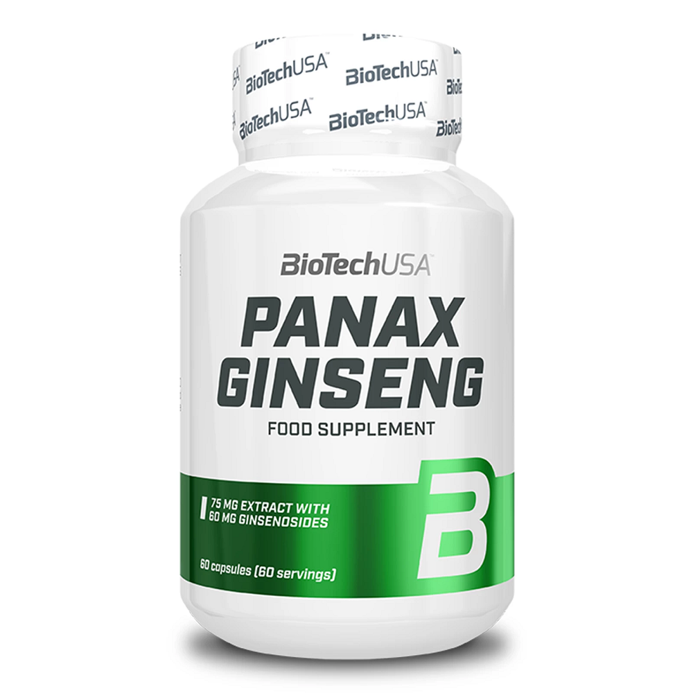 Panax Ginseng 60 capsules - BIOTECH USA | Market Fit