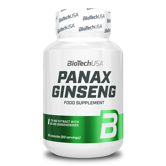 Panax Ginseng 60 capsules - BIOTECH USA - Market Fit