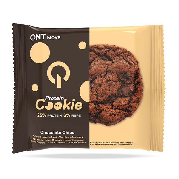 Protein Cookie - Pépites de Chocolat Unité (60g) - QNT | Market Fit