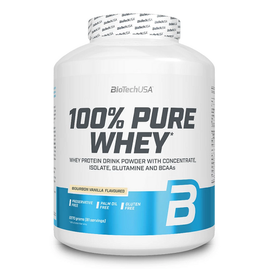 100% Pure Whey - 2270g 2270g / Bourbon Vanille - BIOTECH USA - Market Fit