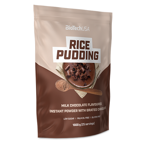 Rice Pudding - Crème de riz 1000g / Chocolat au Lait - BIOTECH USA - Market Fit
